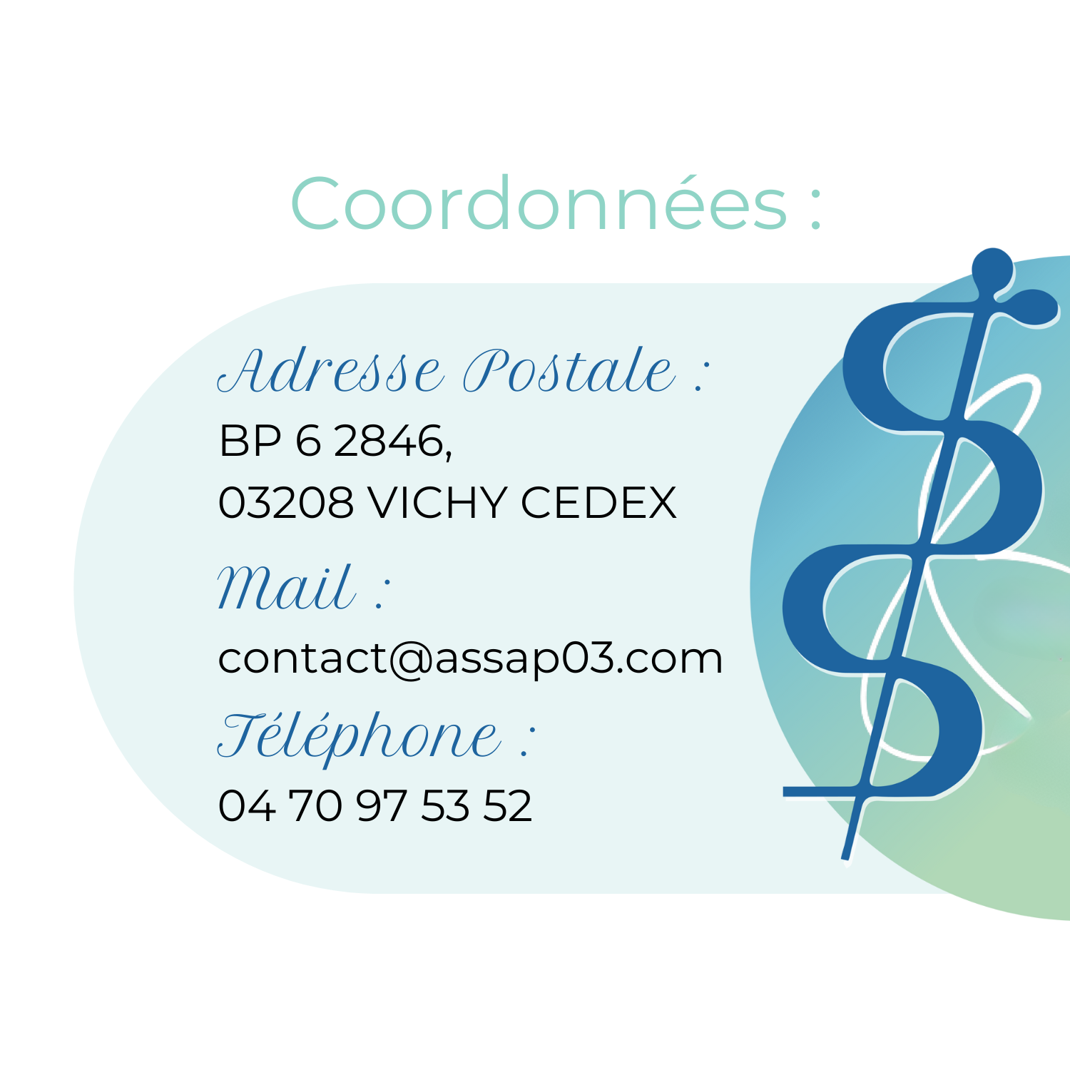 Coordonnées Soins et Santé Coordonnées Soins et Santé