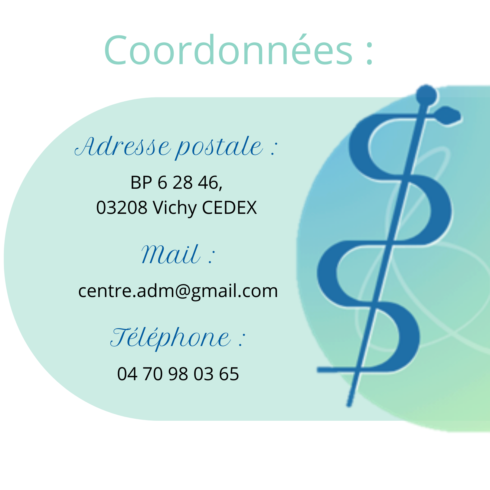Coordonnées Soins et Santé